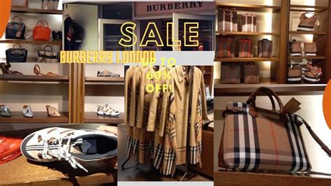 Burberry outlet London sale